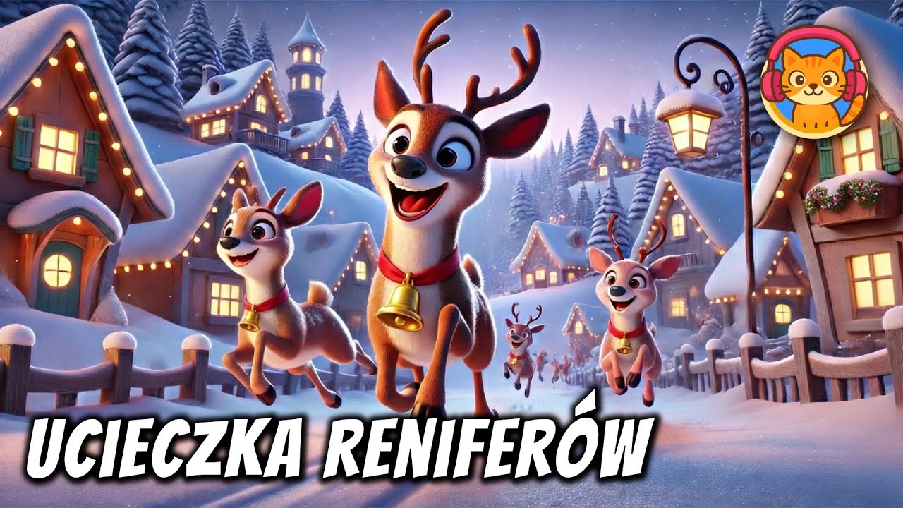🦌🎅Ucieczka Reniferów - Bajka do słuchania na dobranoc - Audiobook świąteczny🎧