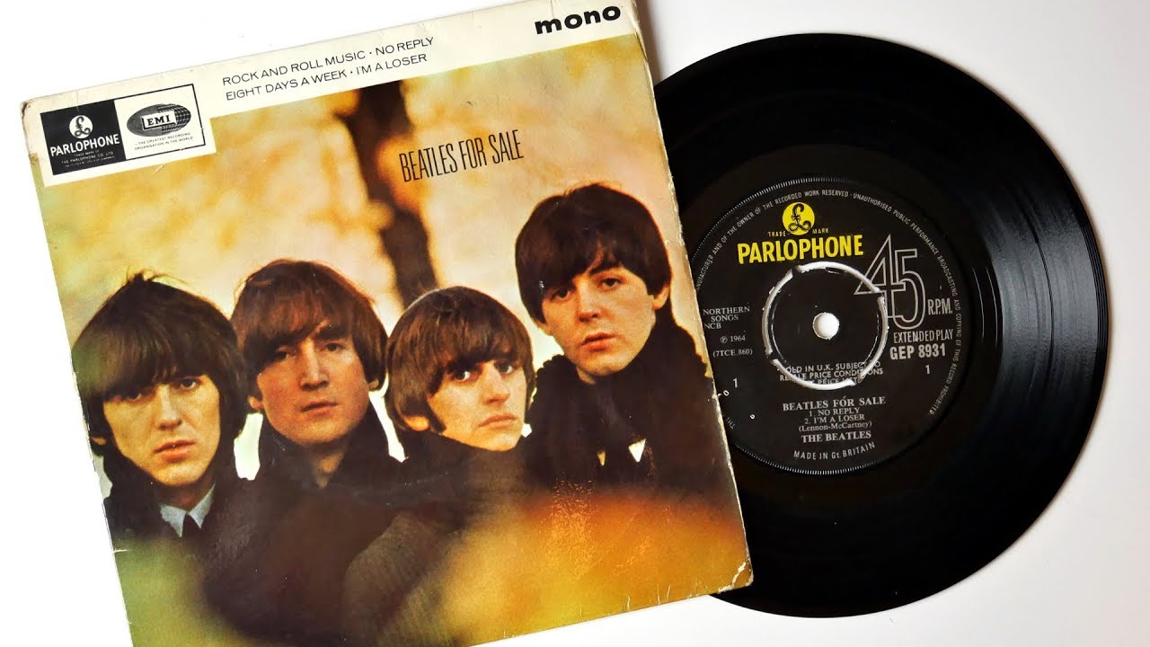 The Beatles &lrm;- Beatles For Sale - EP Vinyl Unboxing