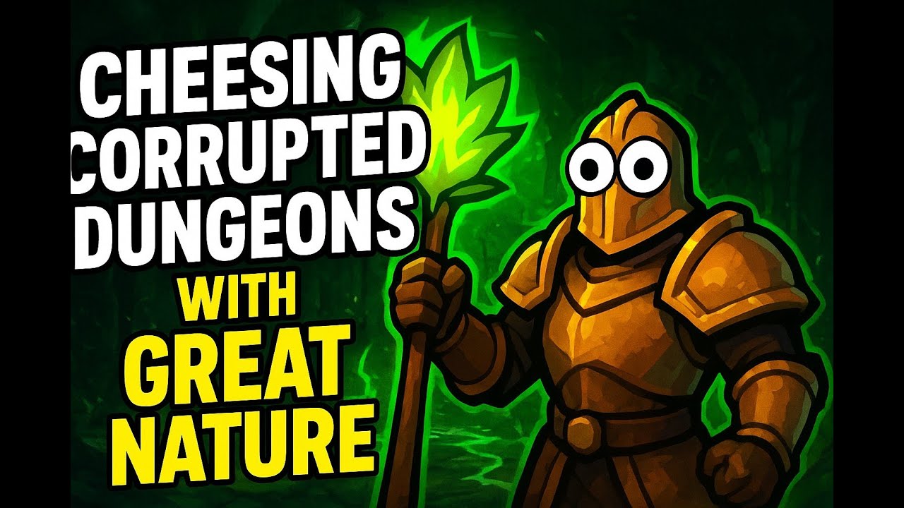 Cheesing CD's with Great Nature | Albion Online Corrupted Dungeons