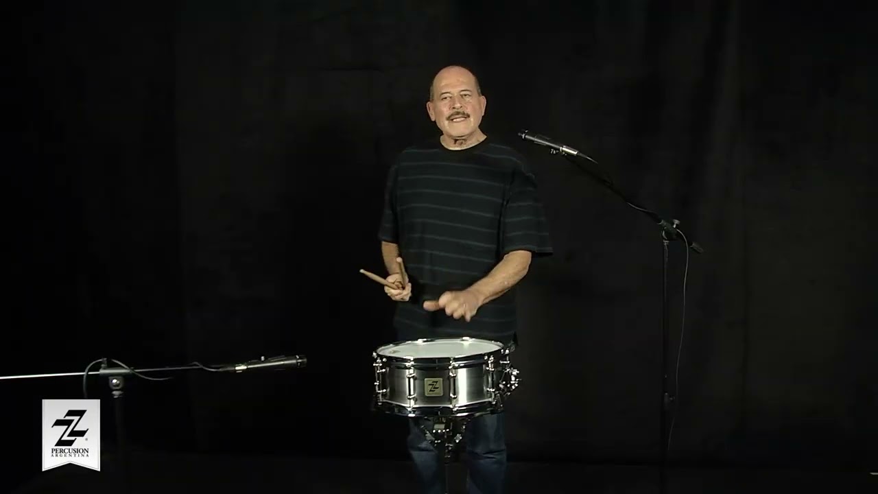 Carlos Riganti y el Tambor AZZero 14x5 ZZPercusion