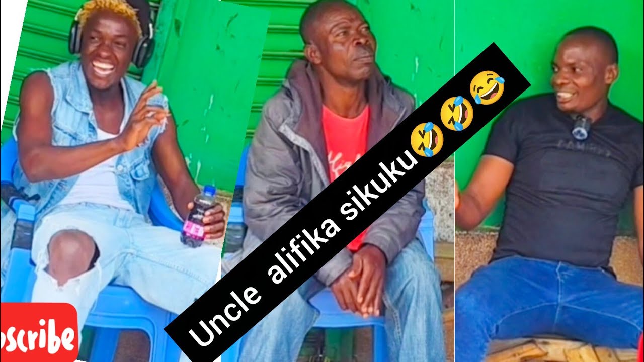 Bna uncle alifika mjini anataka crisy😂😂