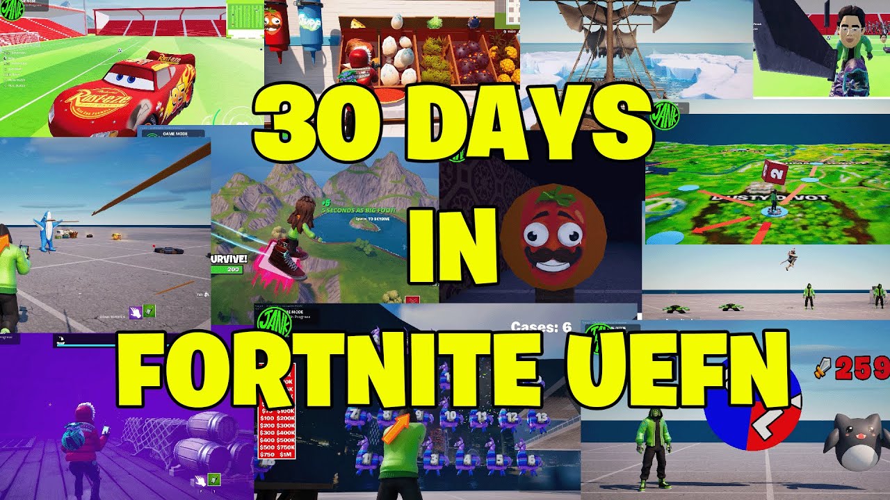I spent 30 DAYS! making Fortnite Maps! - January 2024
