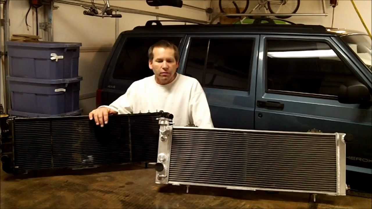 CSF 3 Row vs Champion 3 Row Radiator for Jeep Cherokee