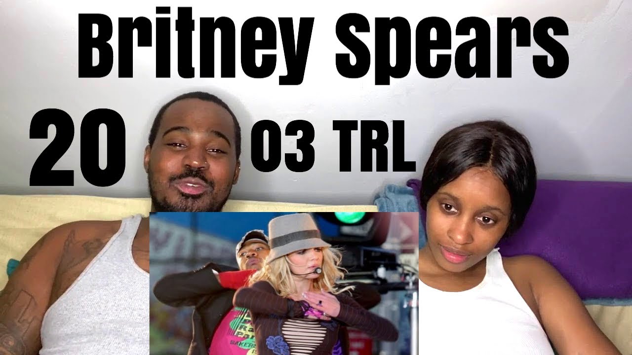 Britney Spears - 2003 TRL - Me Against the Music & (I Got That) Boom Boom (Reaction) 