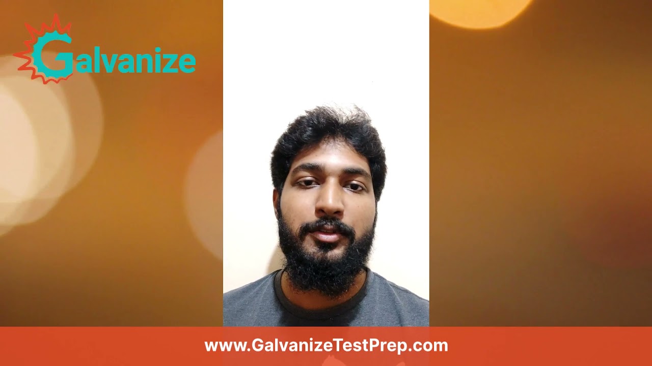 Galvanize GRE Test Prep | Sumukh | Student Review