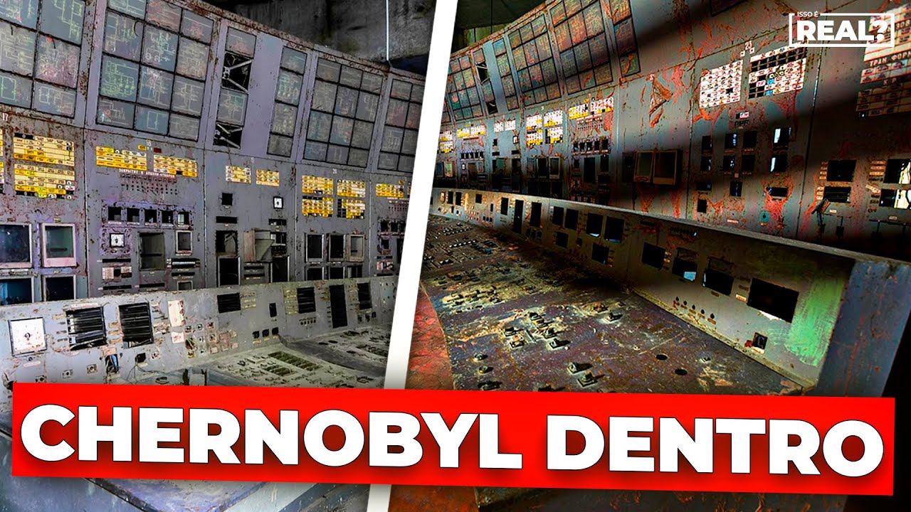 Por dentro do reator nuclear de Chernobyl