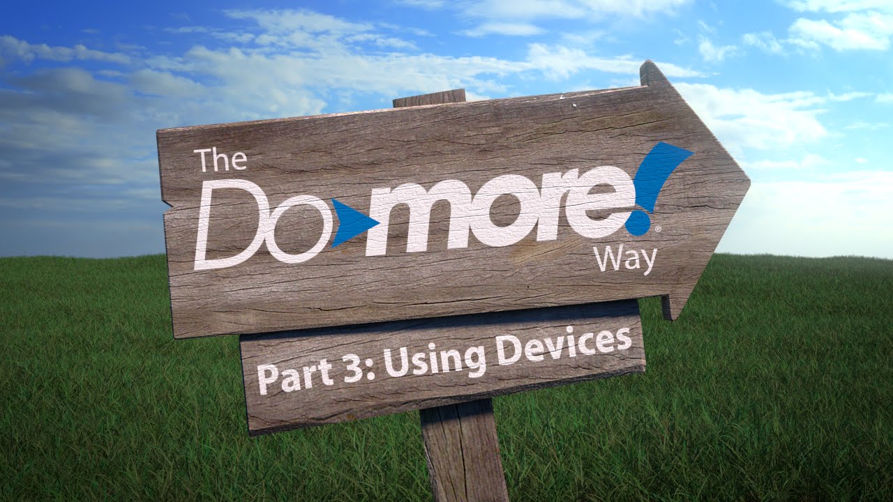 BRX Do-more Designer Part III - Using Devices from AutomationDirect