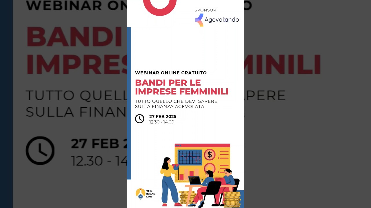 Bandi per l'imprenditoria femminile #finanzaagevolata #bandi #imprenditoria