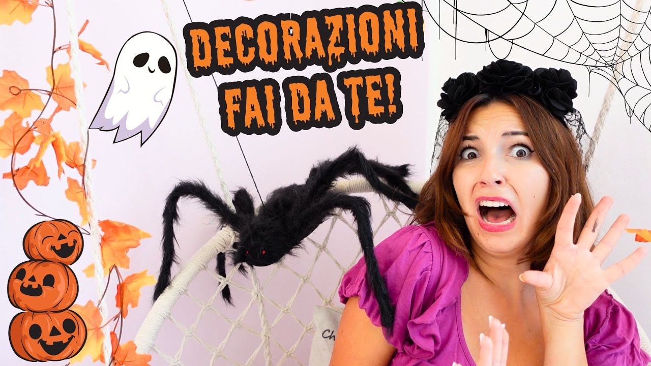 DECORAZIONI DI HALLOWEEN FAI DA TE *easy decorations idea DIY*
