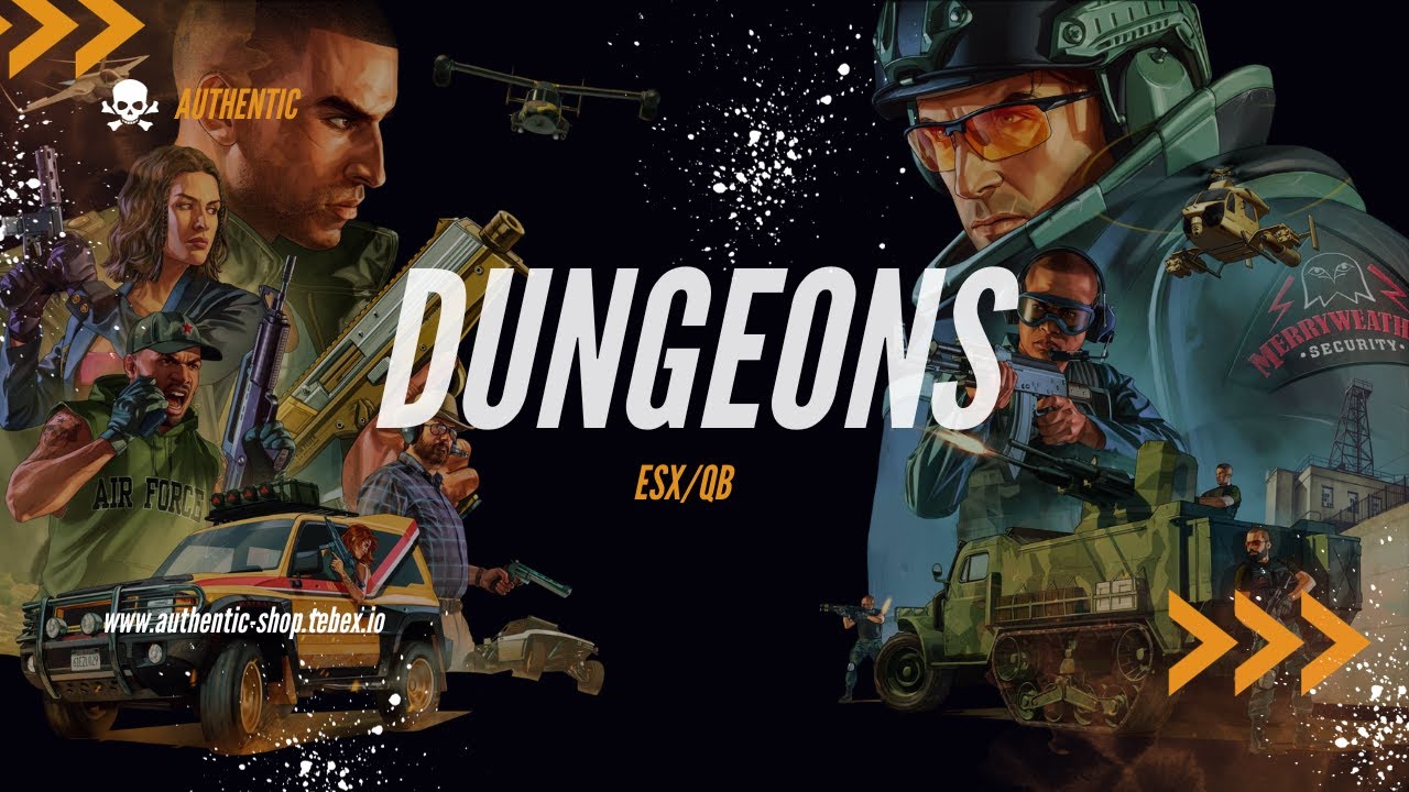 Fivem Dungeon System [ESX/QB]