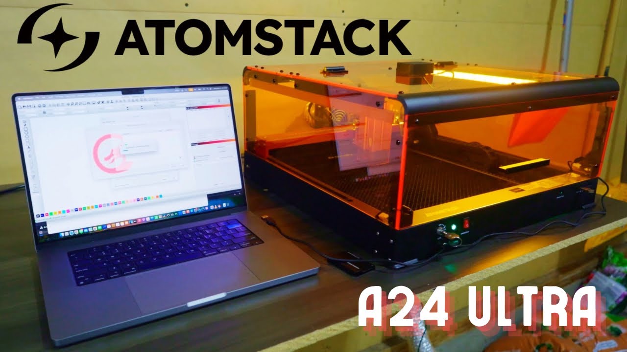 AtomStack A24 Ultra | Обзор и руководство по настройке лазерного гравера