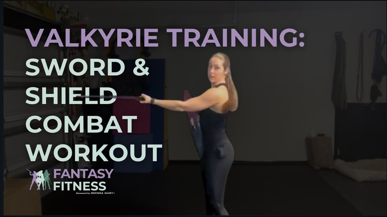 Valkyrie Shield & Sword Workout ⚔️ Combat-Inspired Full Body Training