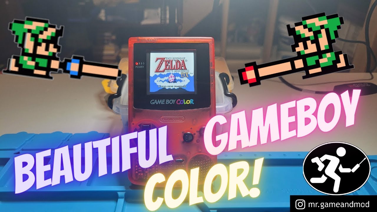 How to mod a Gameboy Color! New TFT LCD SCREEN!