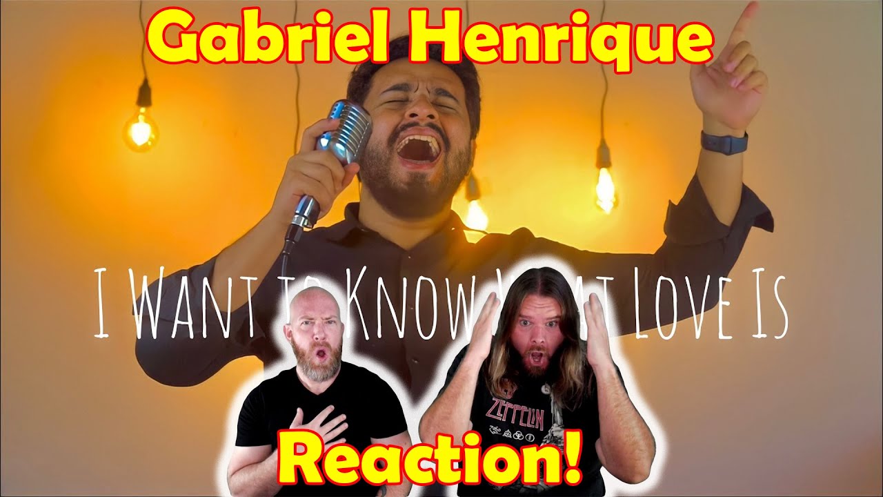 Musicians react to hearing I Want to Know What Love Is - Gabriel Henrique (Cover Mariah Carey)!!!!