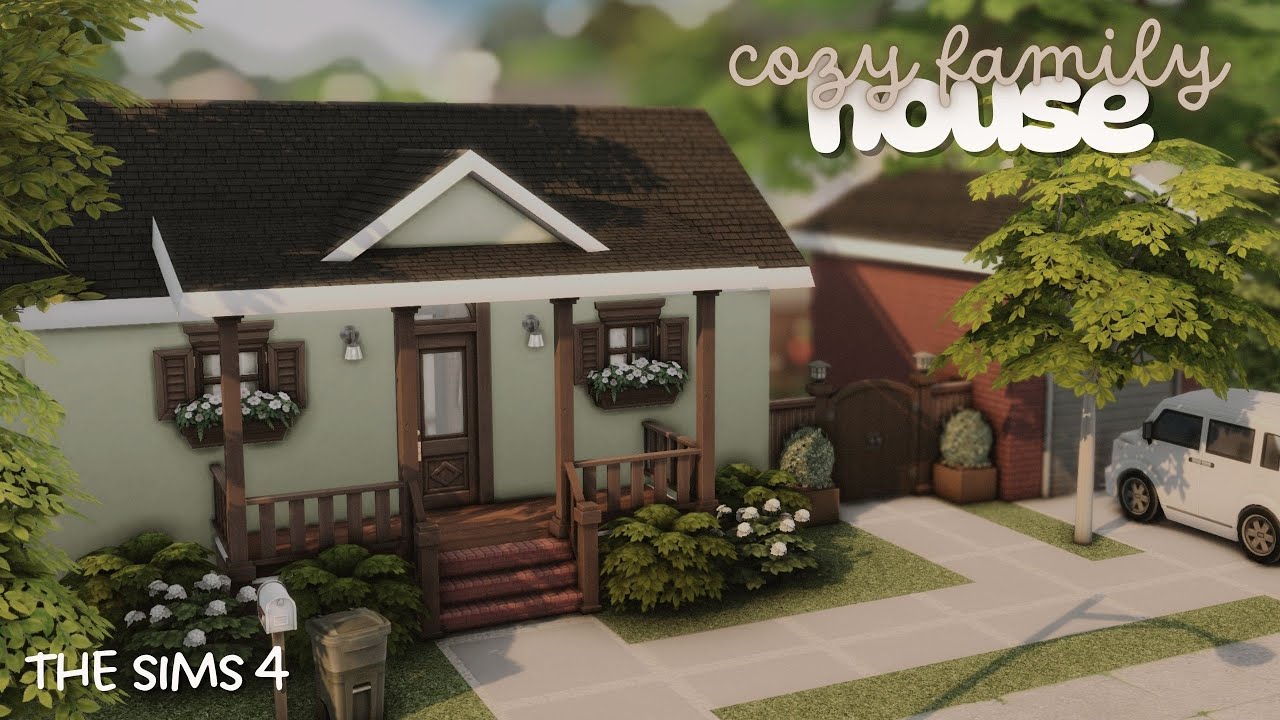 quiet home for a family who held on 🤍 (the sims 4 speed build)