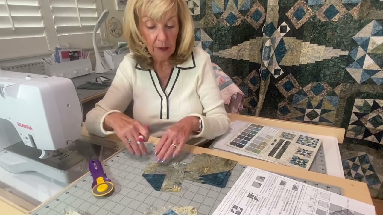 2025 Saturday Sampler Stormy Sea - November(Capsize Corner Blocks) Piecing Instructions