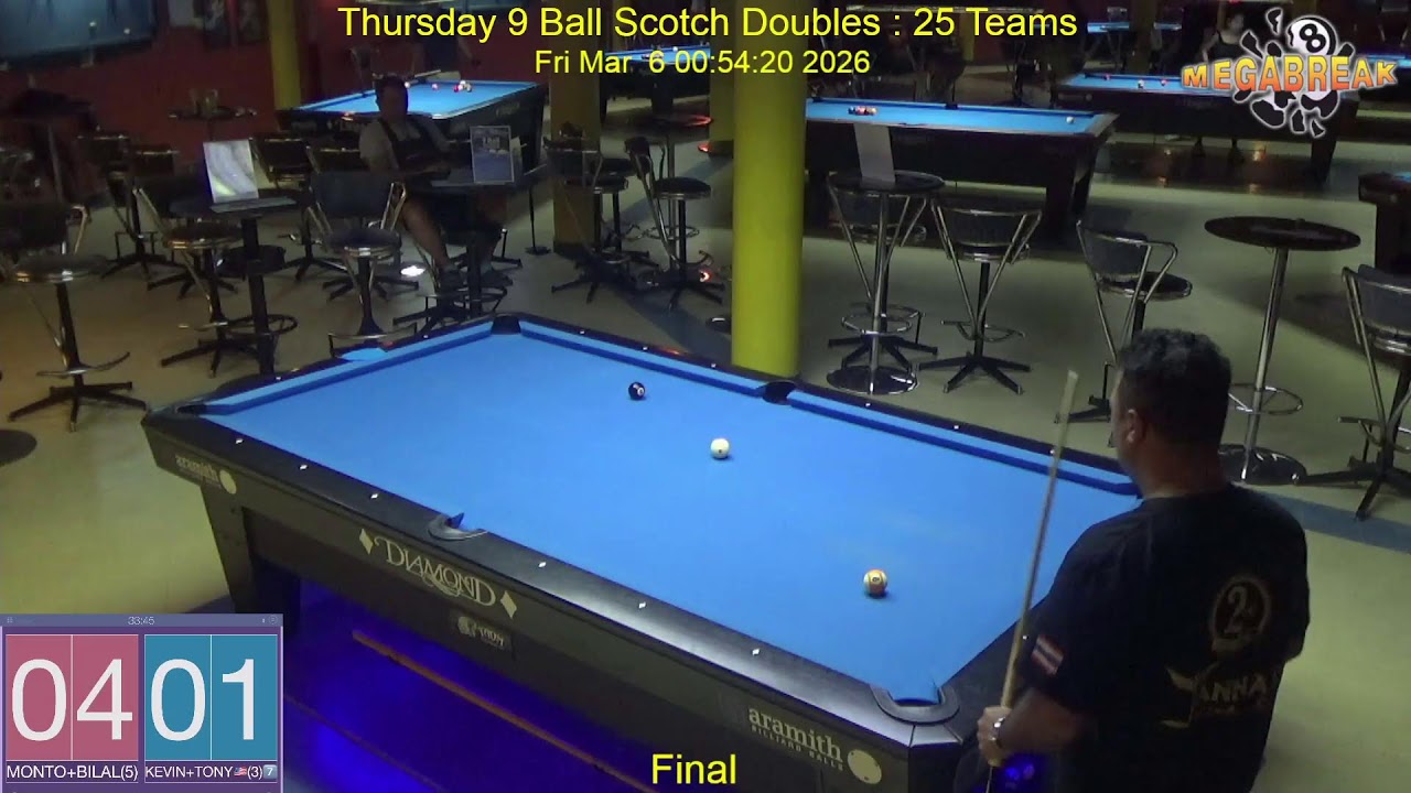 Thursday 9 Ball Scotch Doubles : 05/03/26