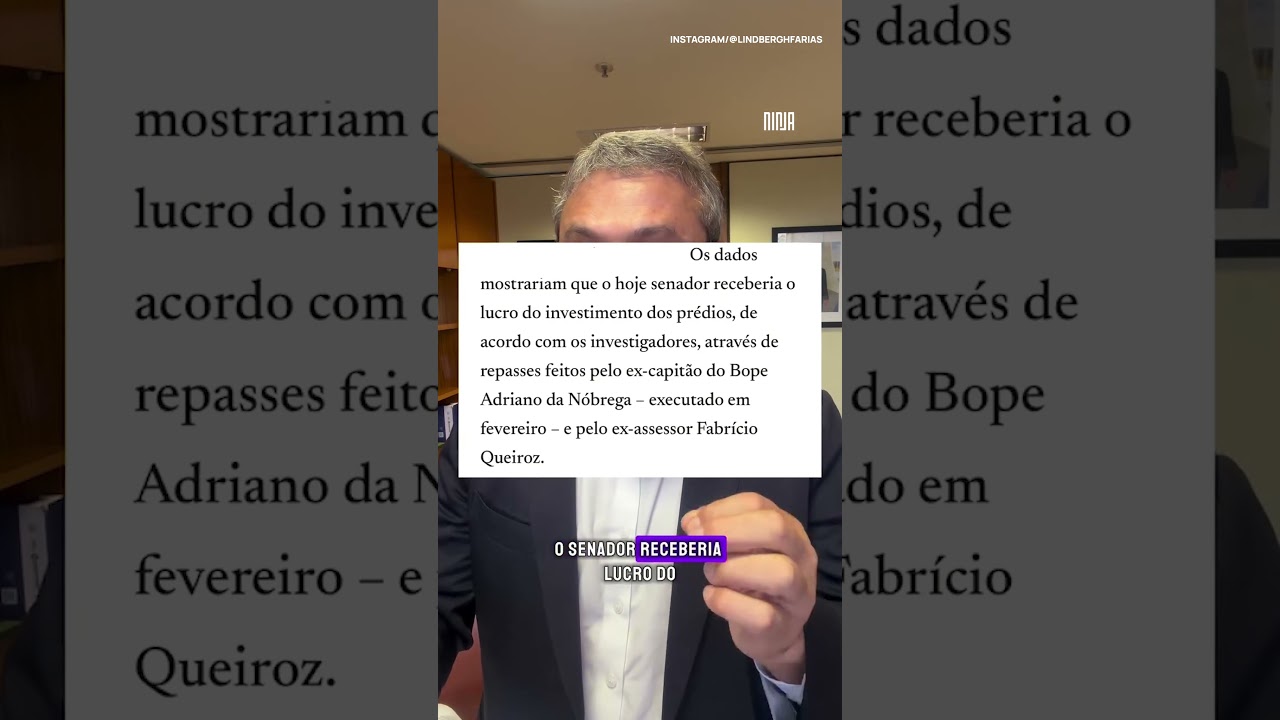 💢&ldquo;Fl&aacute;vio Bolsonaro &eacute; o pr&oacute;prio crime&rdquo;: Lindbergh relembra envolvimento do senador em esc&acirc;ndalos💢