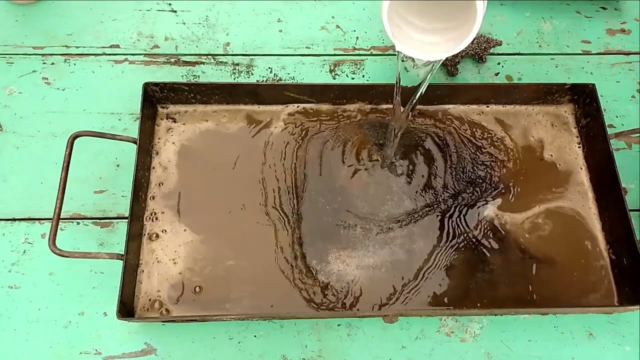 Curar una plancheta para cocinar sobre un fuego de le&ntilde;a - paso a paso