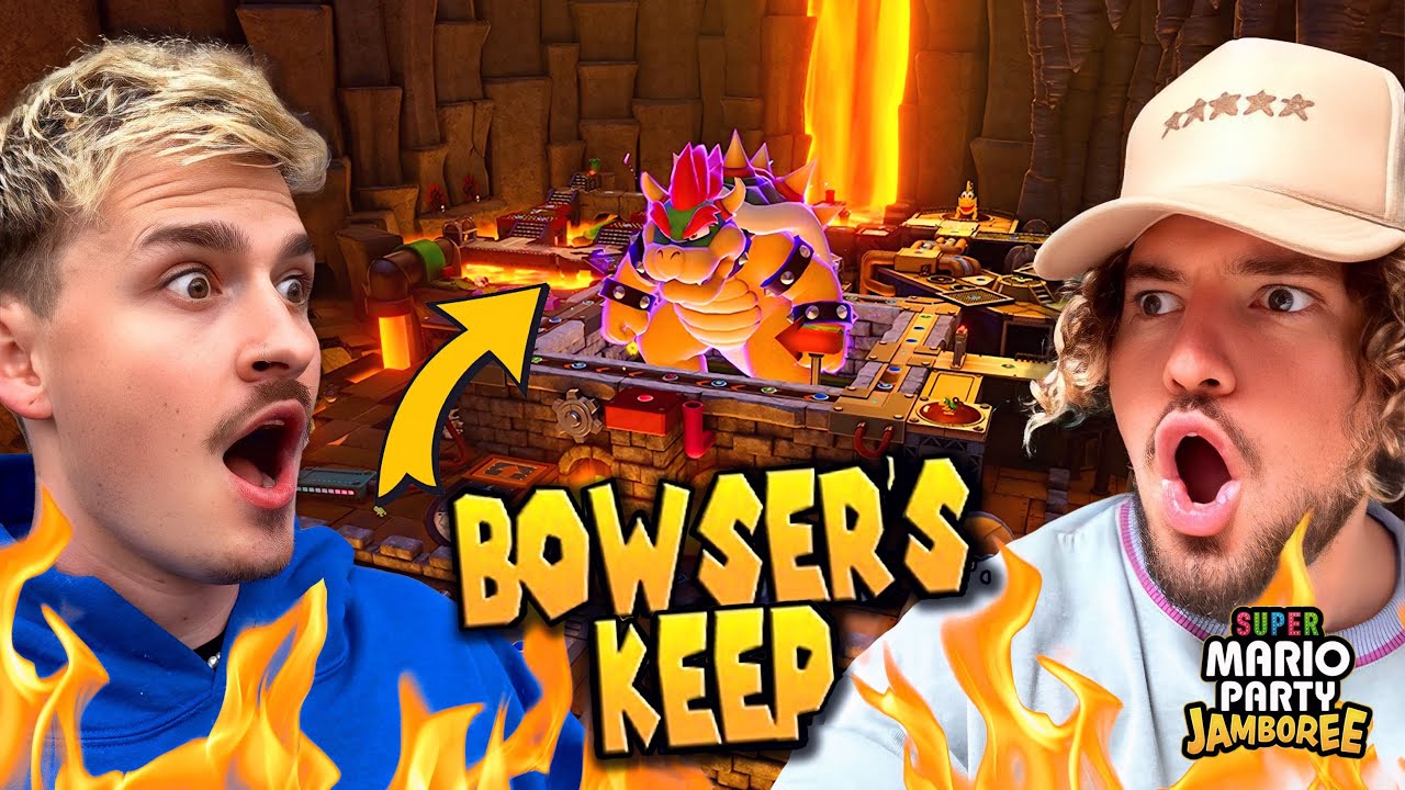 Mario Party, But We Play The HARDEST MAP w/ Jc Caylen, Reggie & Dev