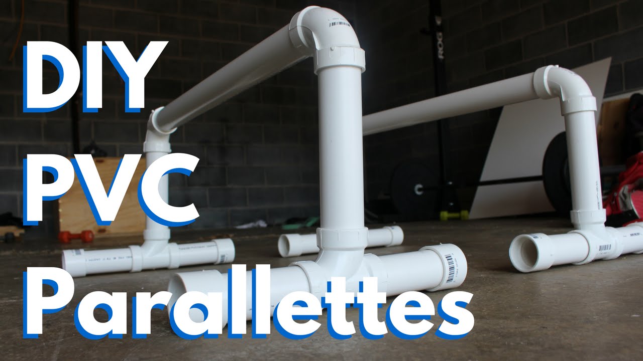 BUILD ROCK SOLID PVC PARALLETTES #DIY