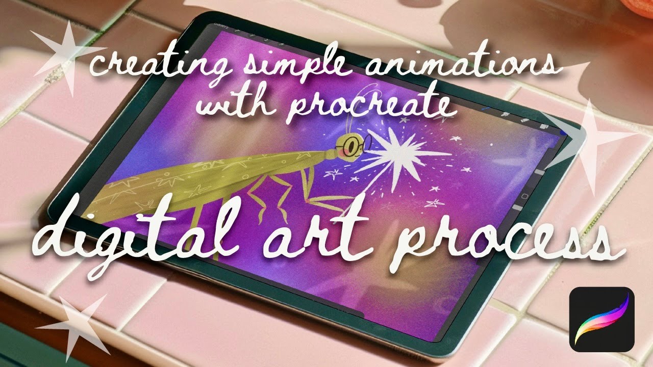 how i use procreate to animate illustrations | my digital art process ⁎⁺˳✧༚ brushes & techniques
