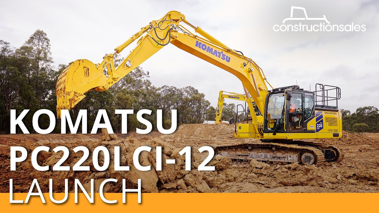 Выпуск Komatsu PC220LCi-12 | Это самый умный экскаватор на сегодняшний день?
