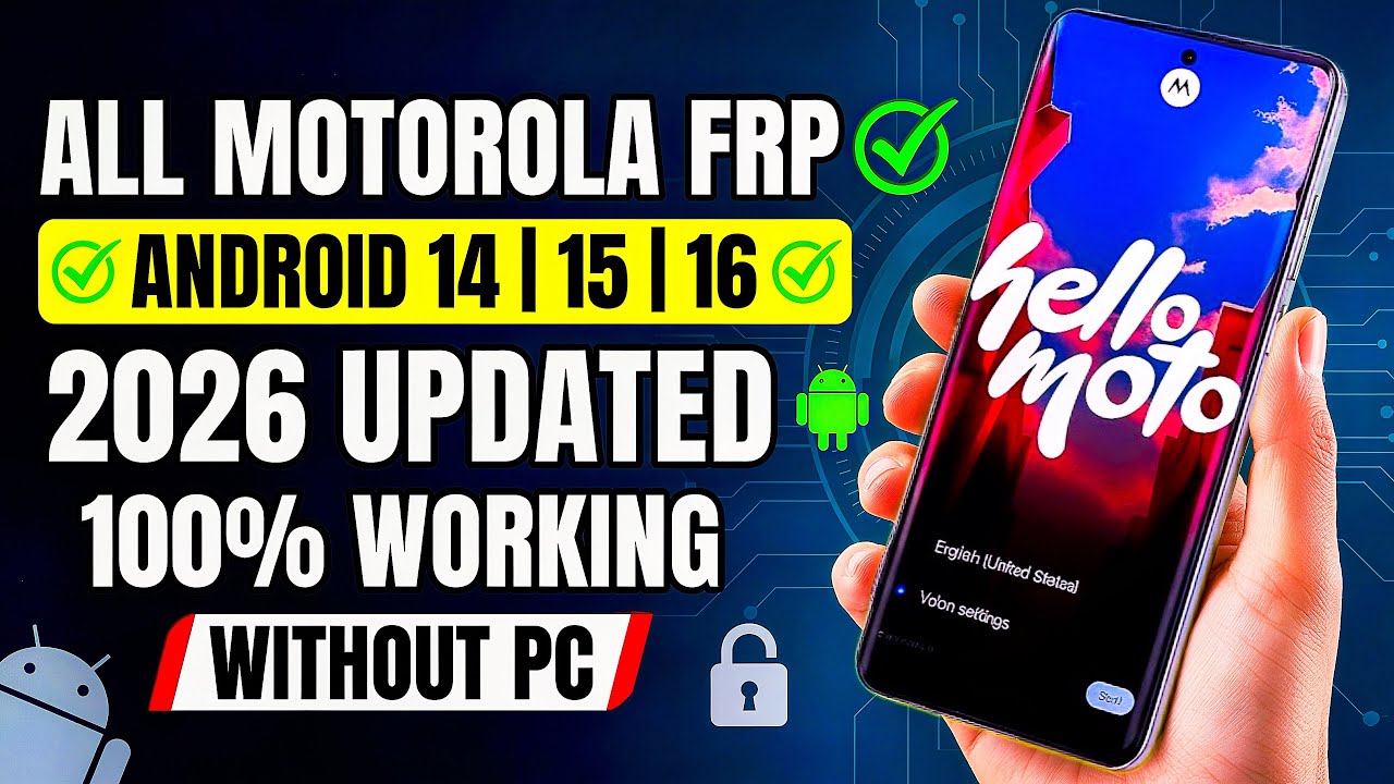 Motorola Google Account Verification Fix 2026 | Android 14, 15, 16 | No PC | Latest Method 