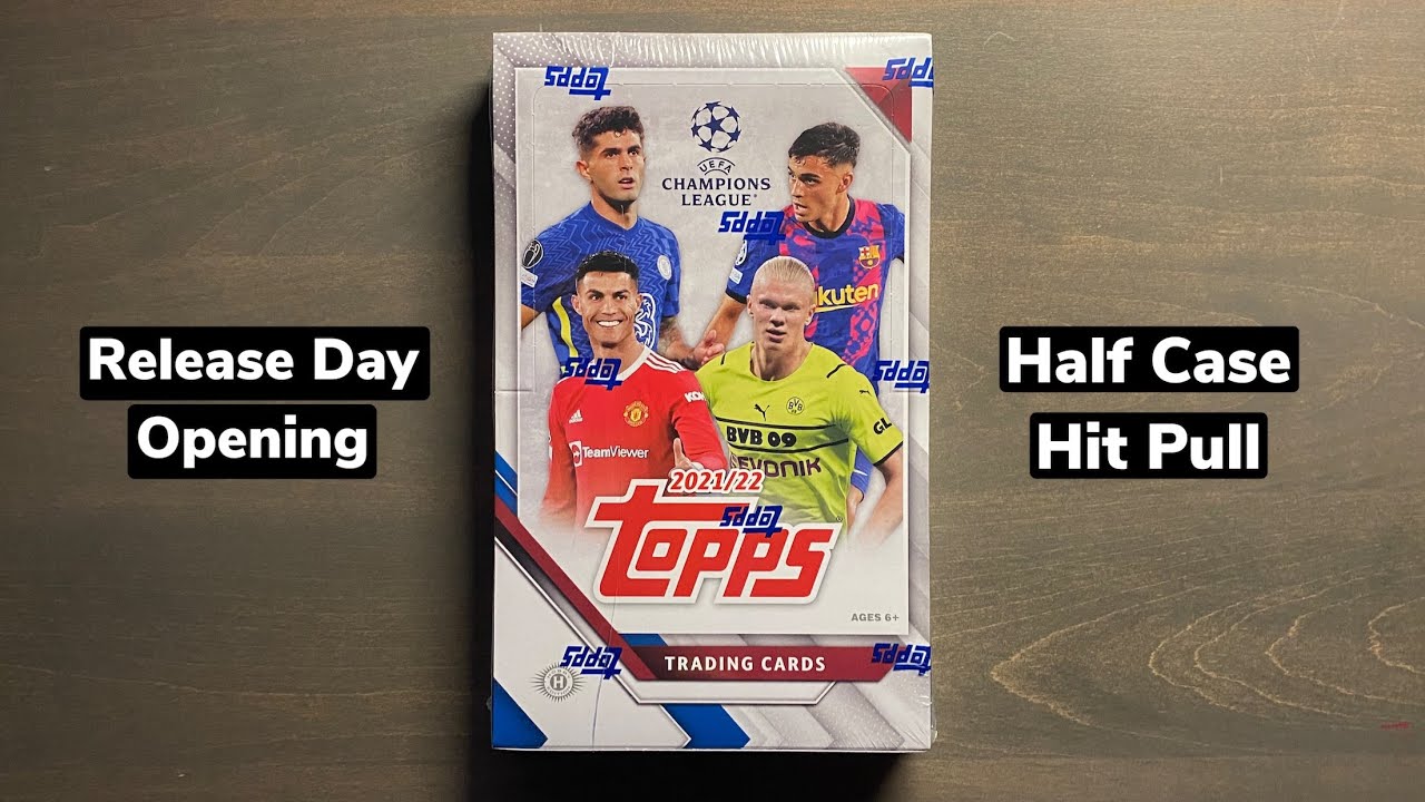 2021/22 Topps UEFA Champions League Soccer Hobby Box - Release Day Flagship Failure