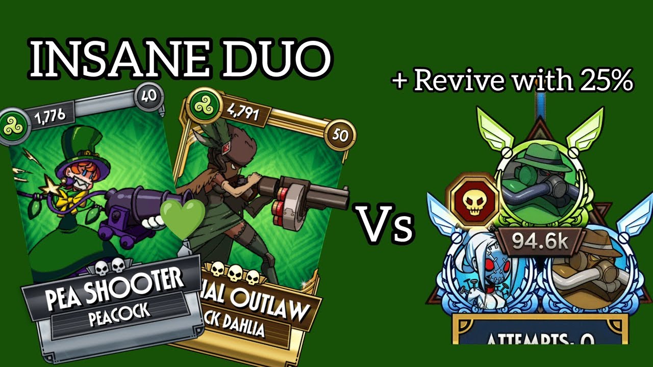 Peashooter в качестве вспомогательного средства - 小貓 VS Megatox.com, 🍃🕊️Air Week🕊️🍃 - skullgirls ...