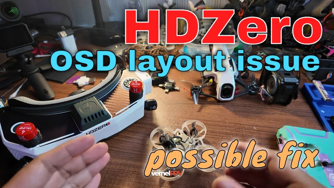 Проблема с раскладкой экранного меню HDZero Whooplite // Возможное решение