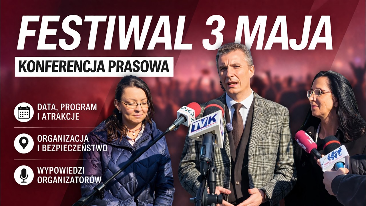 Festiwal 3 maja 2026 - konferencja prasowa