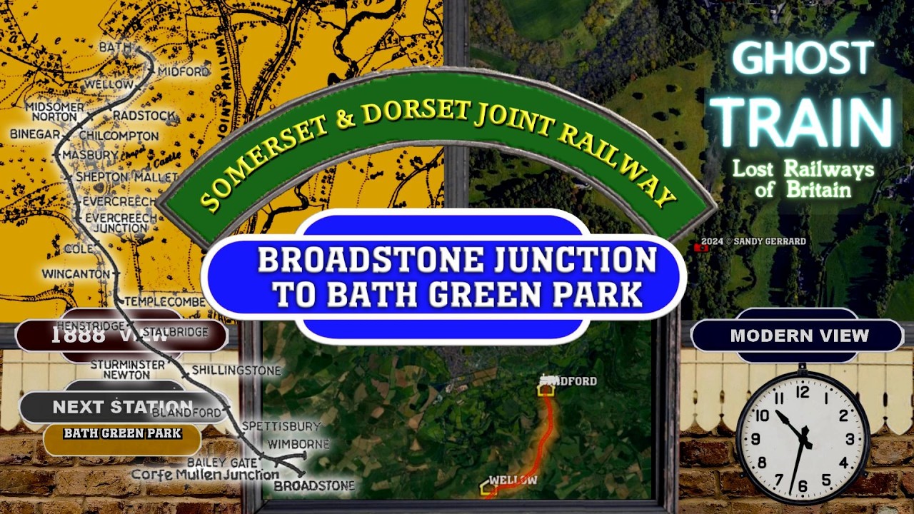 Ghost Train: Broadstone Junction to Bath Green Park (Somerset & Dorset Railway)