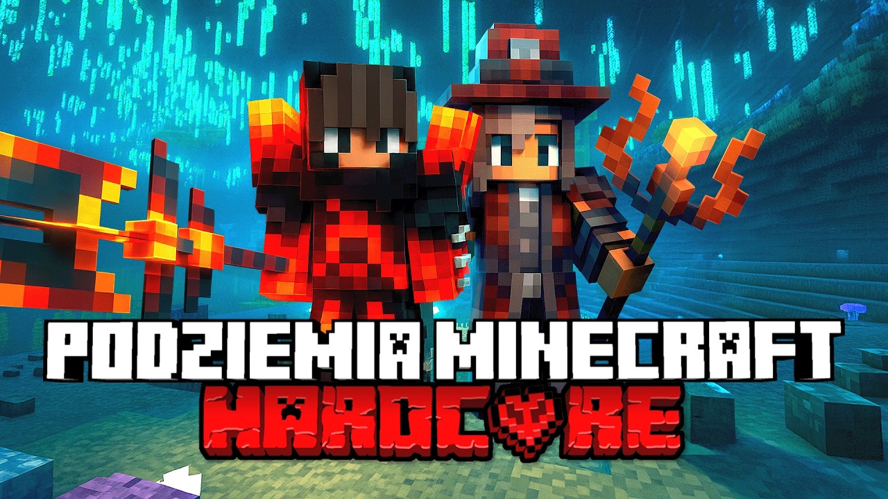 UTKNĘLIŚMY 2000 KRATEK POD ZIEMIĄ w MINECRAFT HARDCORE!