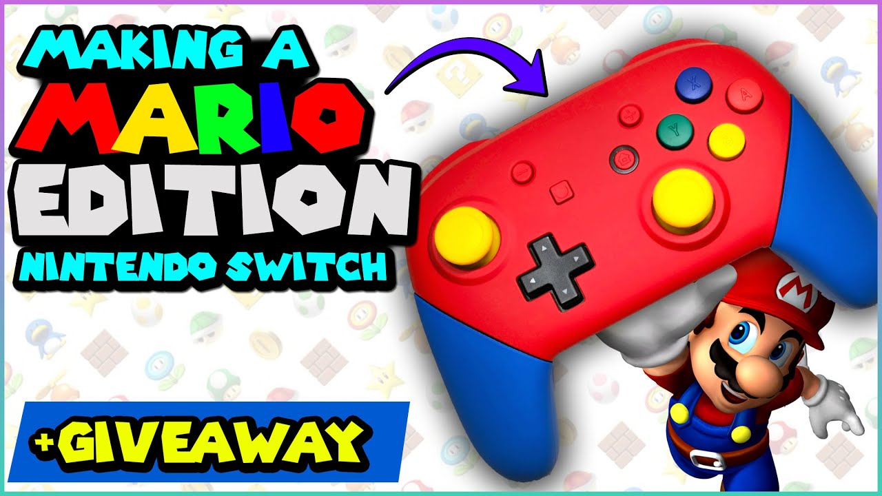 You NEED To Shell Swap Your Nintendo Switch Pro Controller- Review Of The Super Mario Shell