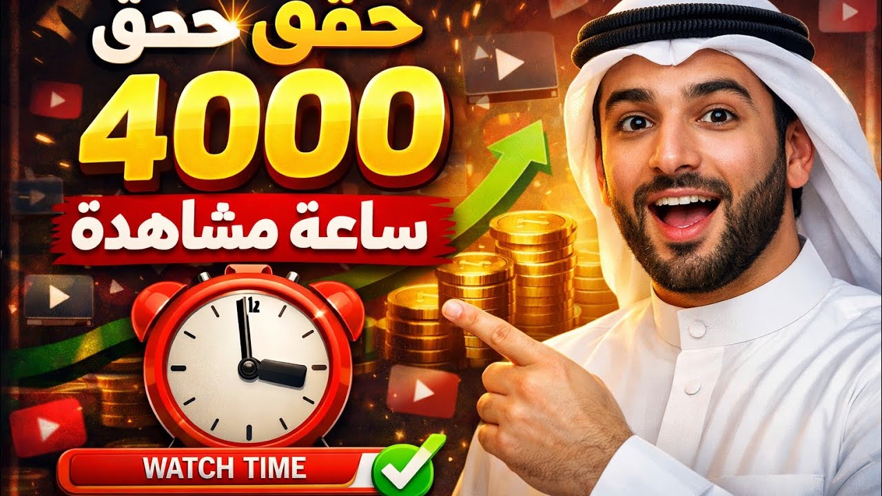 كيفية تحقيق 4000 ساعة مشاهدة🔥🔥🔥