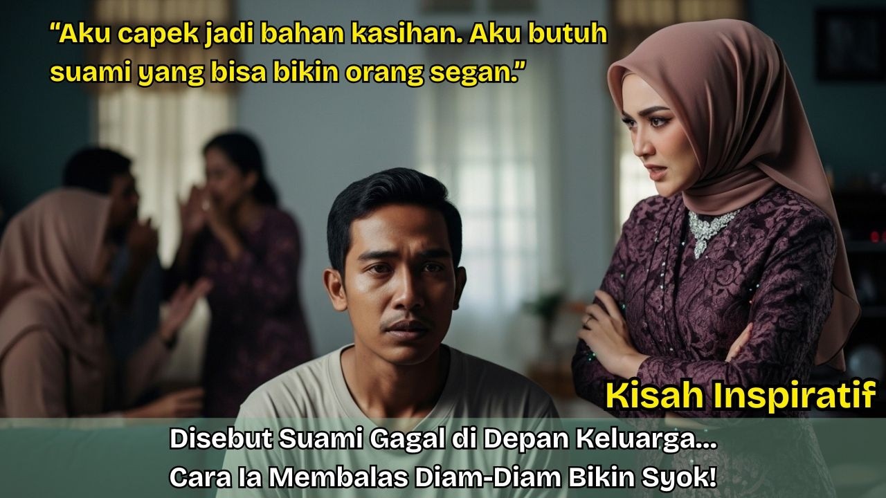 Disebut Suami Gagal di Depan Keluarga… Cara Ia Membalas Diam-Diam Bikin Syok!