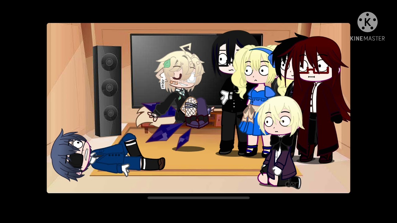 Black Butler rects to HowToBasic      ||Again||