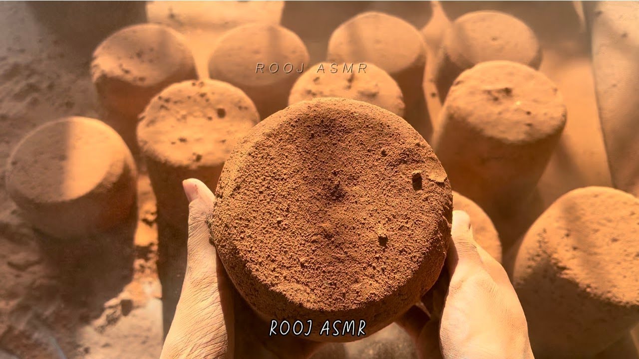 Stoney Red Dirt Dry Floor + Water Crumbles🔥💦Dipping/Pouring/Pasteplay♥️🤤 Satisfying Edits