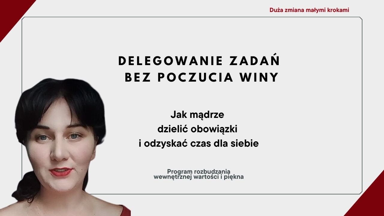 Jak oddawać innym swoje obowiazki bez poczucia winy i wyrzut&oacute;w sumienia