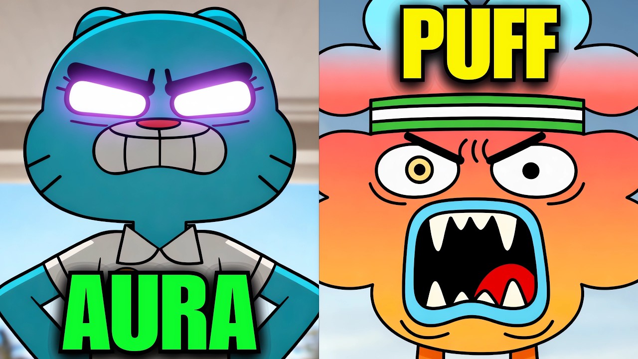 Ranking Every Gumball Character by Their Aura