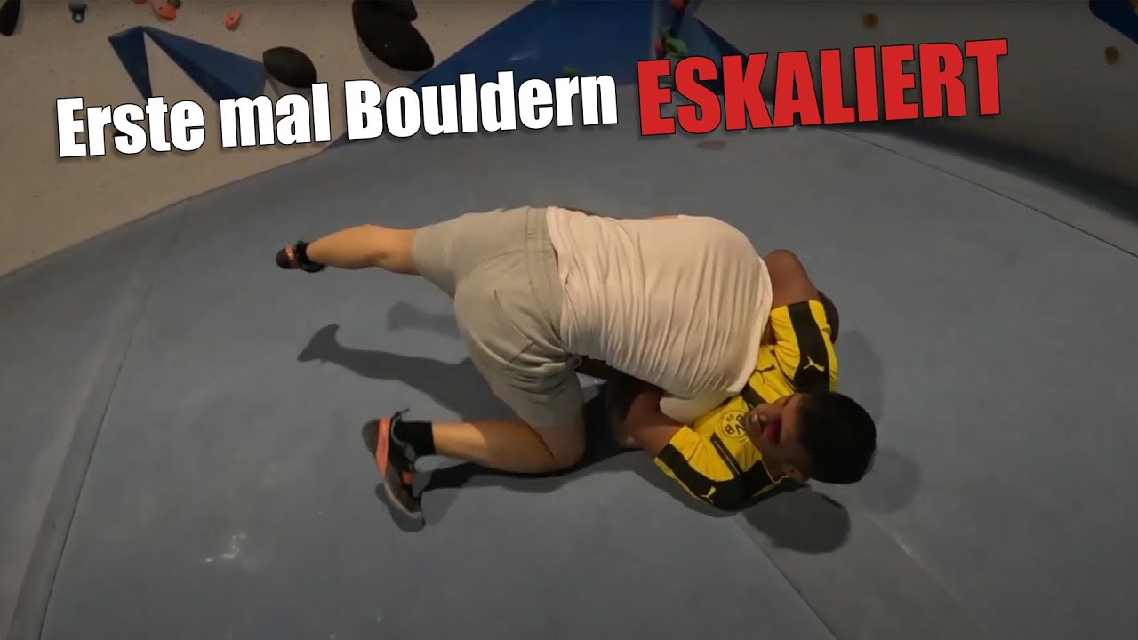 Das ERSTE mal bouldern und ESKALIERT