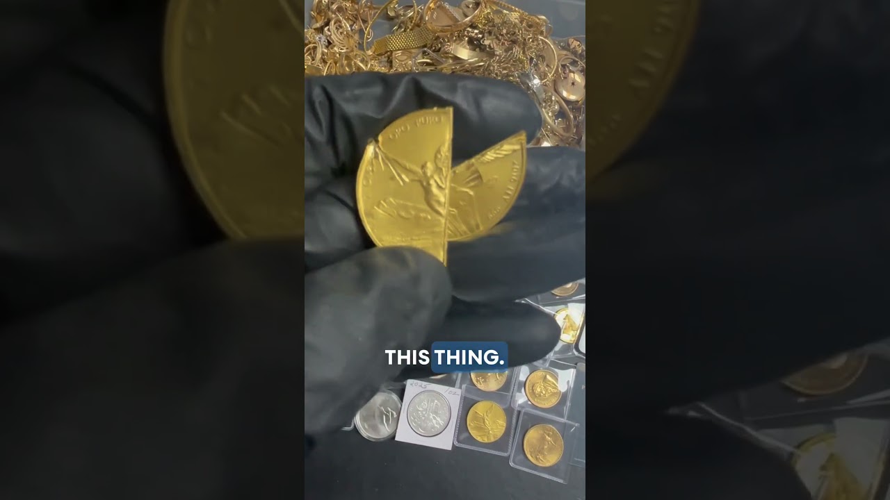 1 oz Gold Mexican Libertad 🥲 #shorts