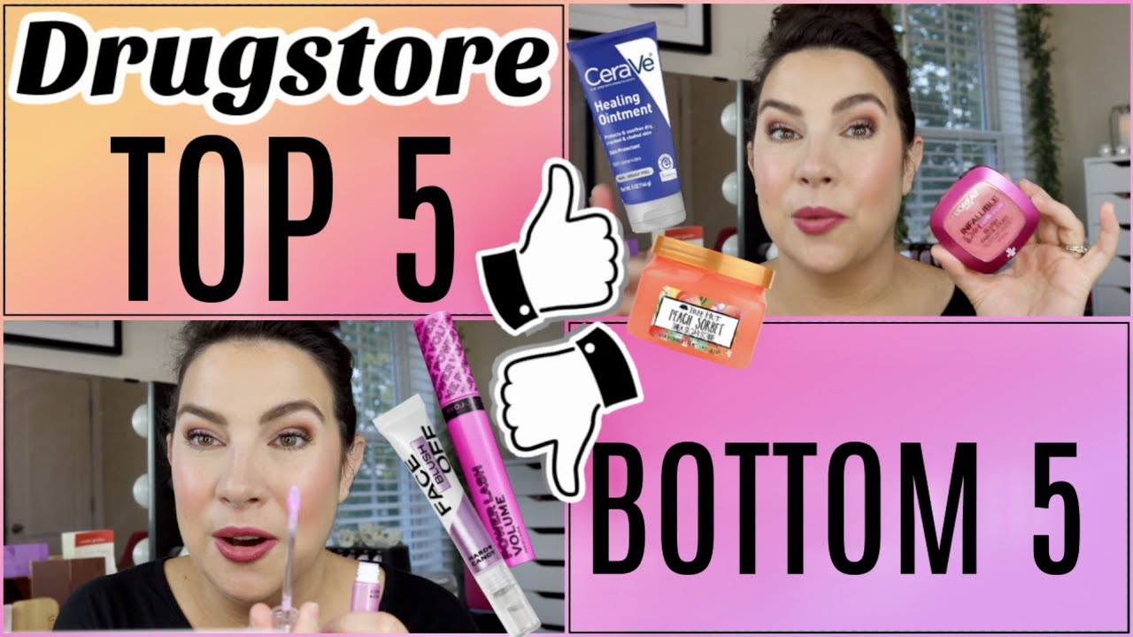 TOP 5 BOTTOM 5: Recent Drugstore Beauty Finds
