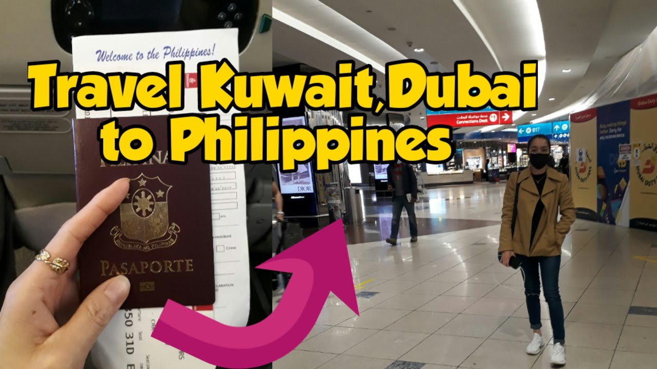 TRAVEL KUWAIT,DUBAI TO PHILIPPINES | JhenSexy Vlog