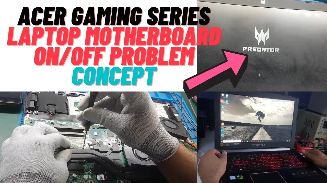 Acer Predator Laptop On Off Problem Logic English | Online Laptop Chiplevel Repairing Course |Laptex