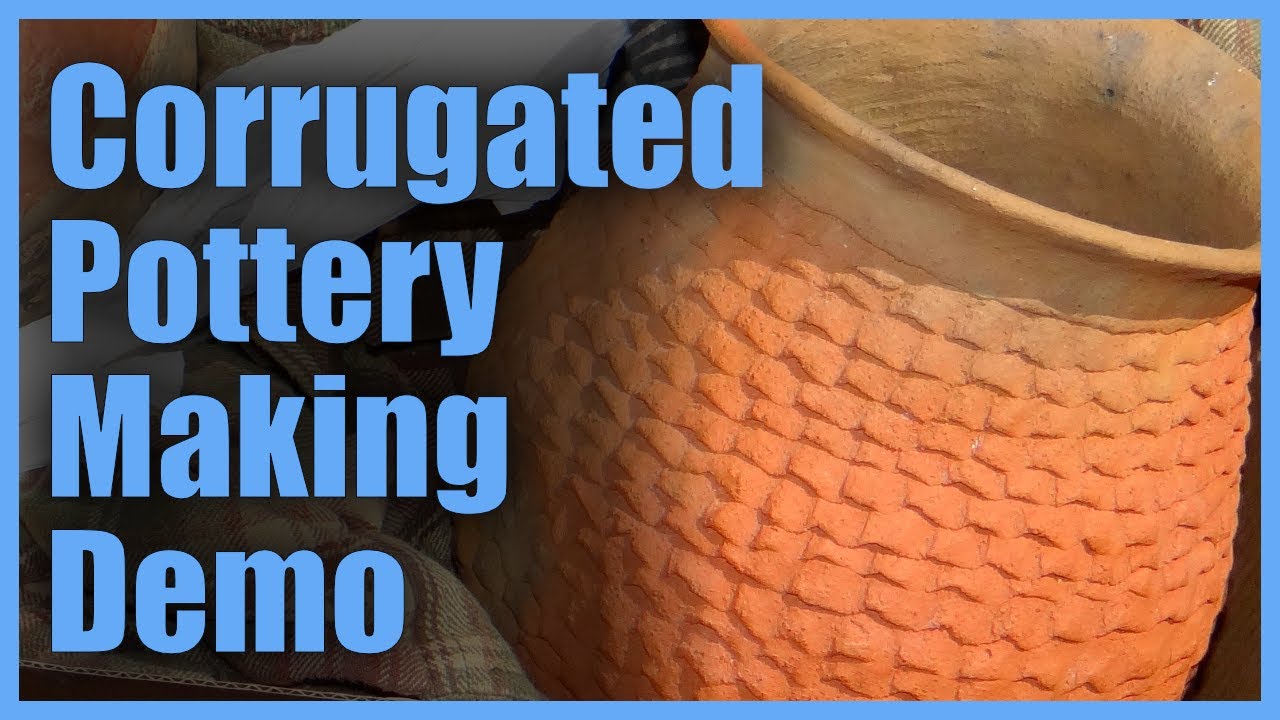 Corrugated Pottery Demo from 2014 Southwest Kiln Conference by Roger Dorr