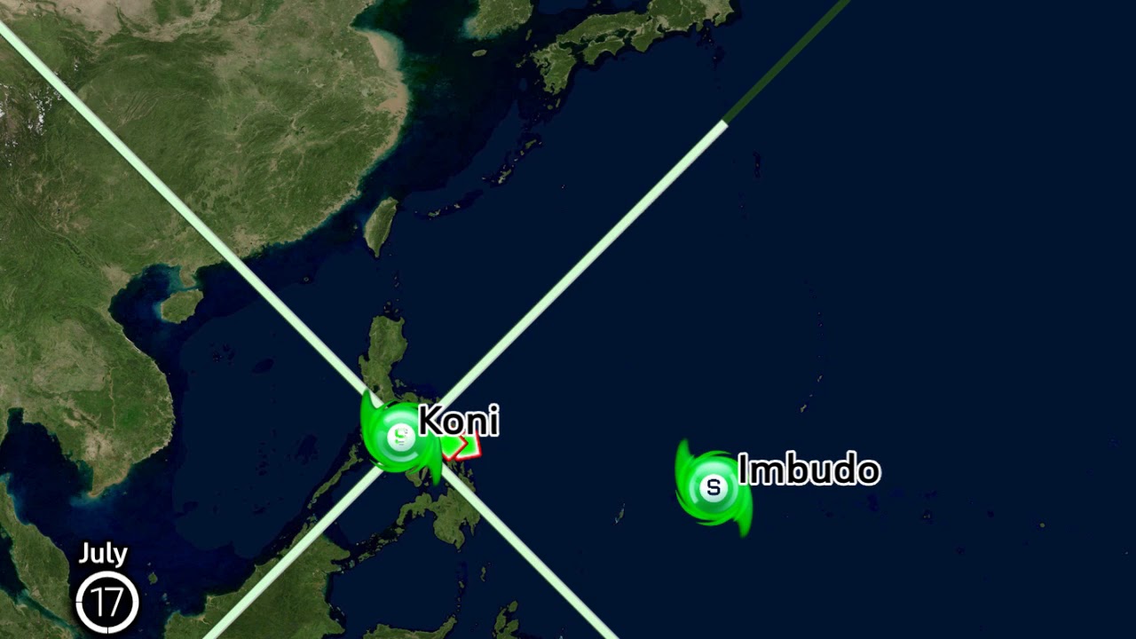 2003 Pacific Typhoon Season Animation