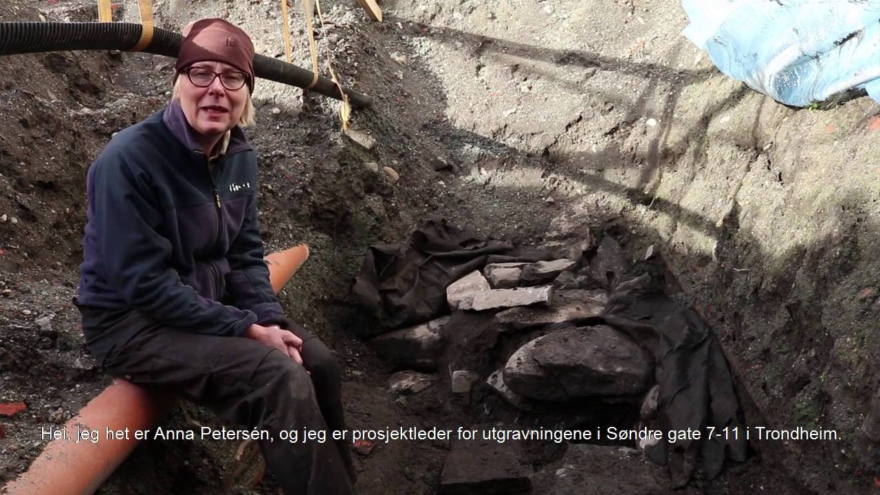Arkeologisk utgraving i S&oslash;ndre gate, Trondheim