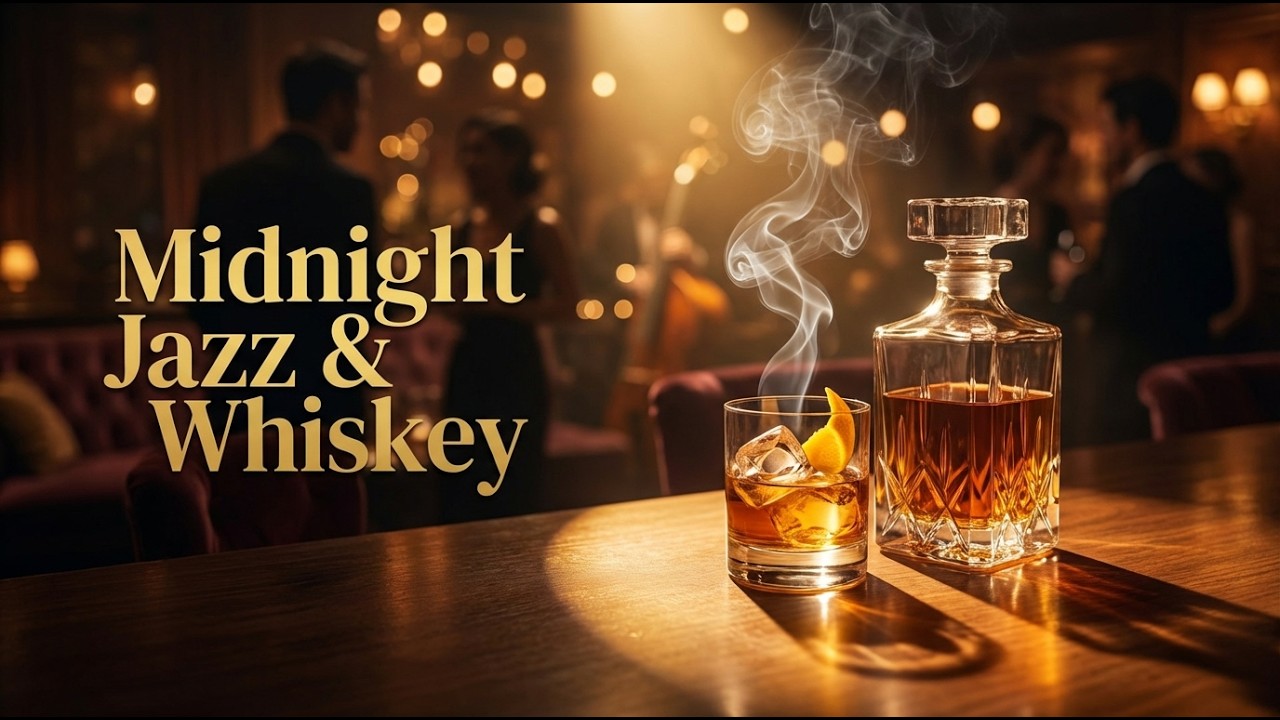 🔴 LIVE Midnight Jazz & whisky | Late Night Jazz Bar for Relaxing & Deep Thoughts